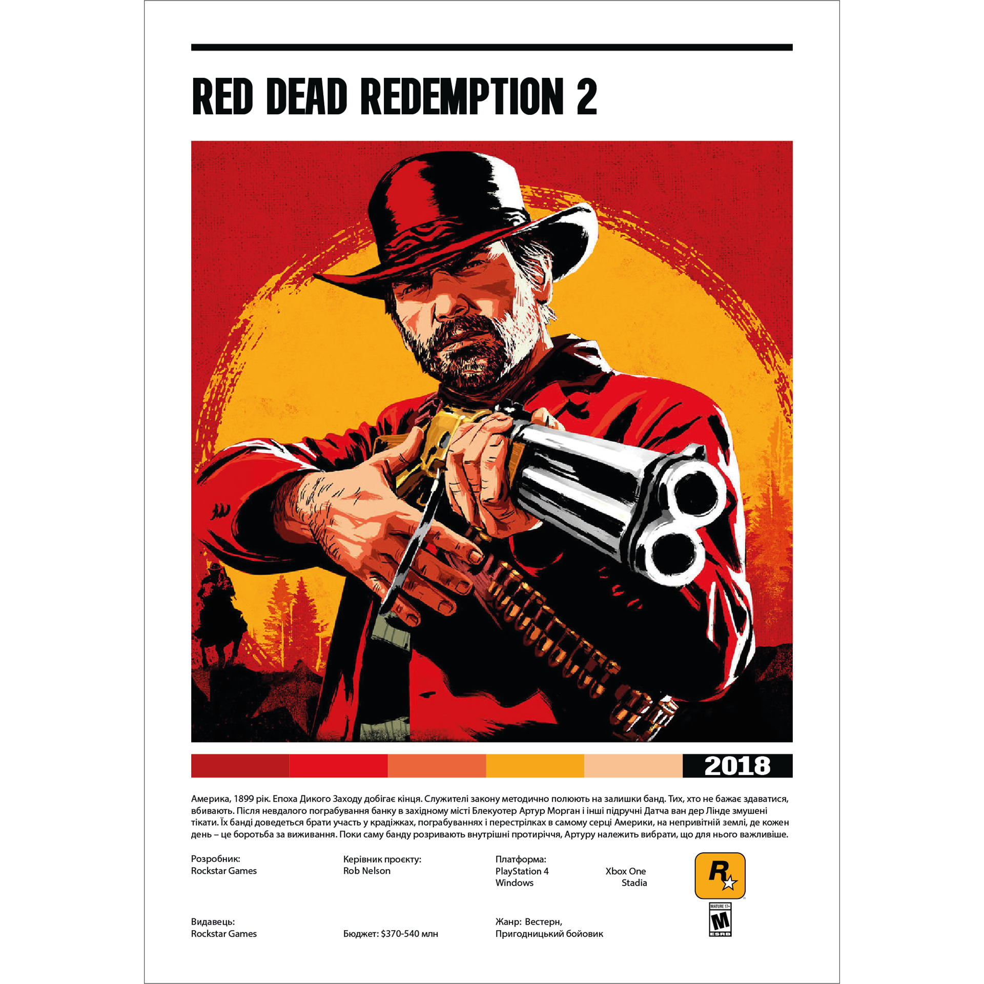 Постер "Red Dead Redemption 2"