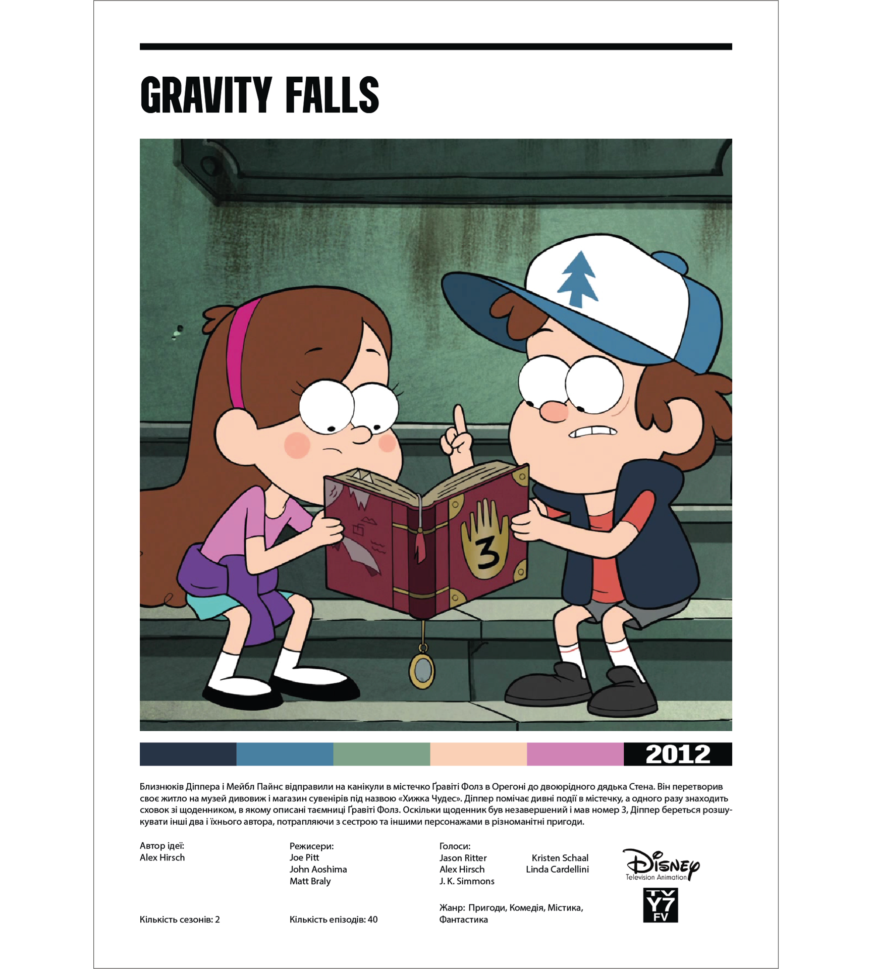 Постер "Gravity Falls"