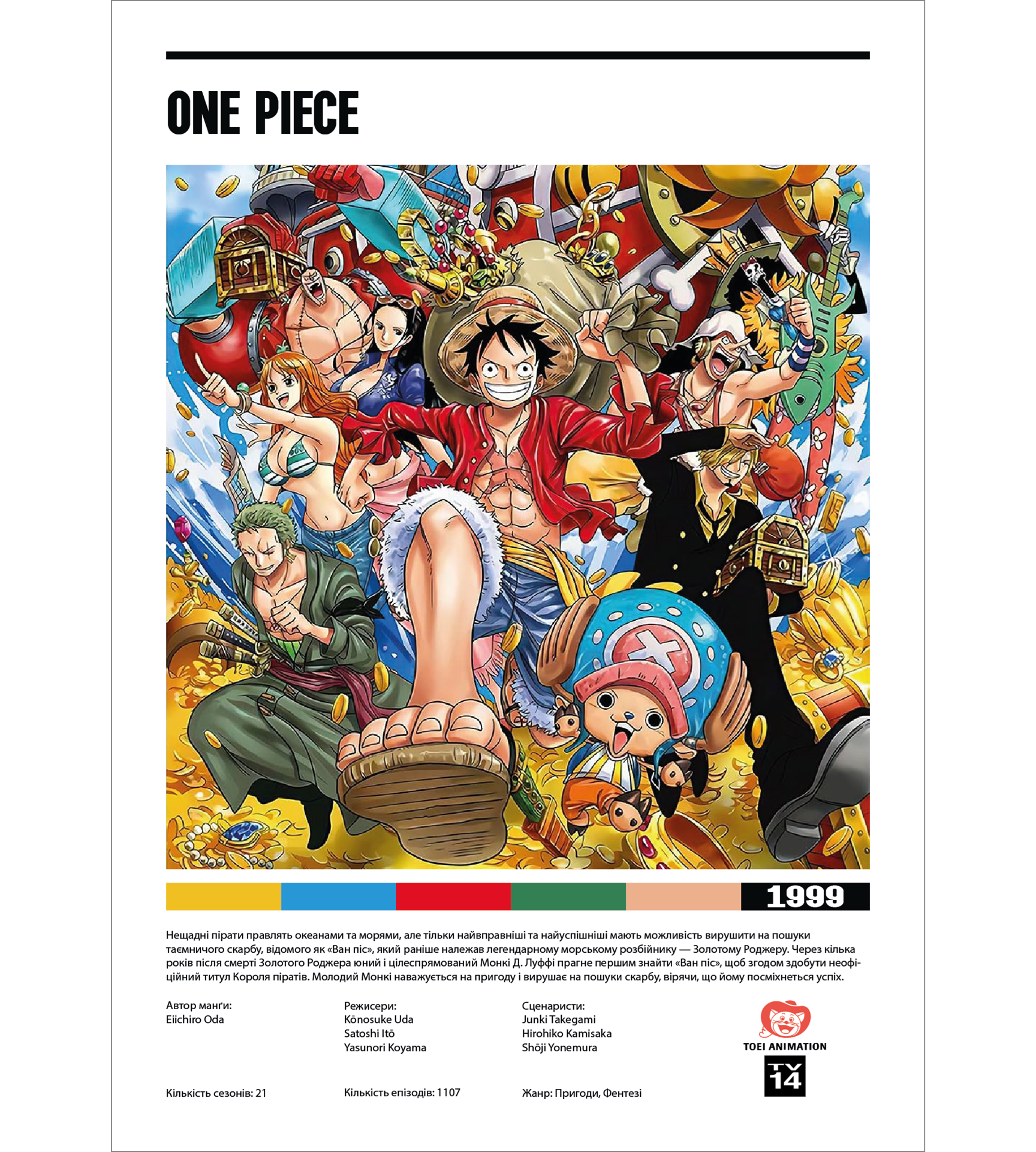 Постер "One Piece"