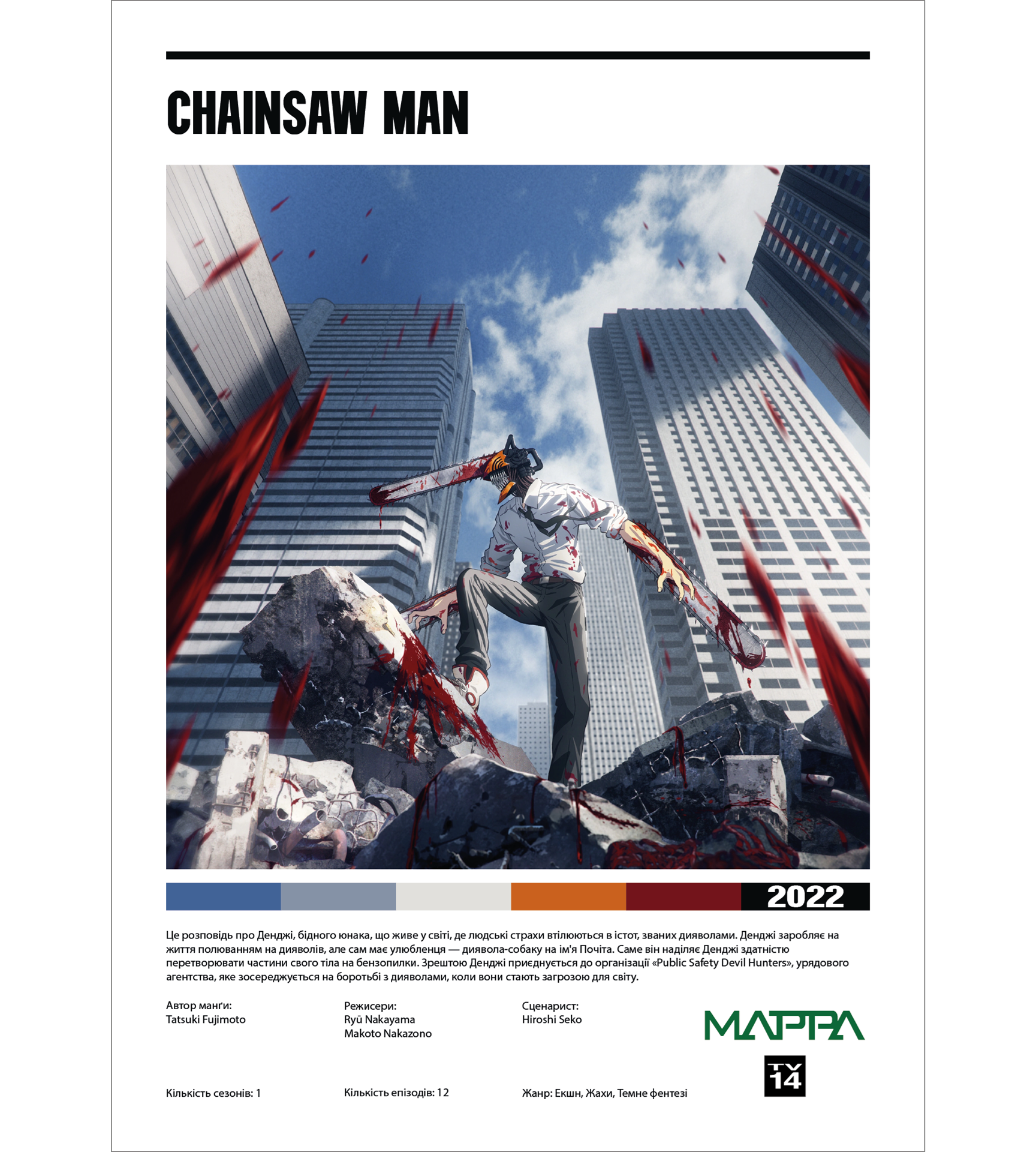 Постер "Chainsaw man"