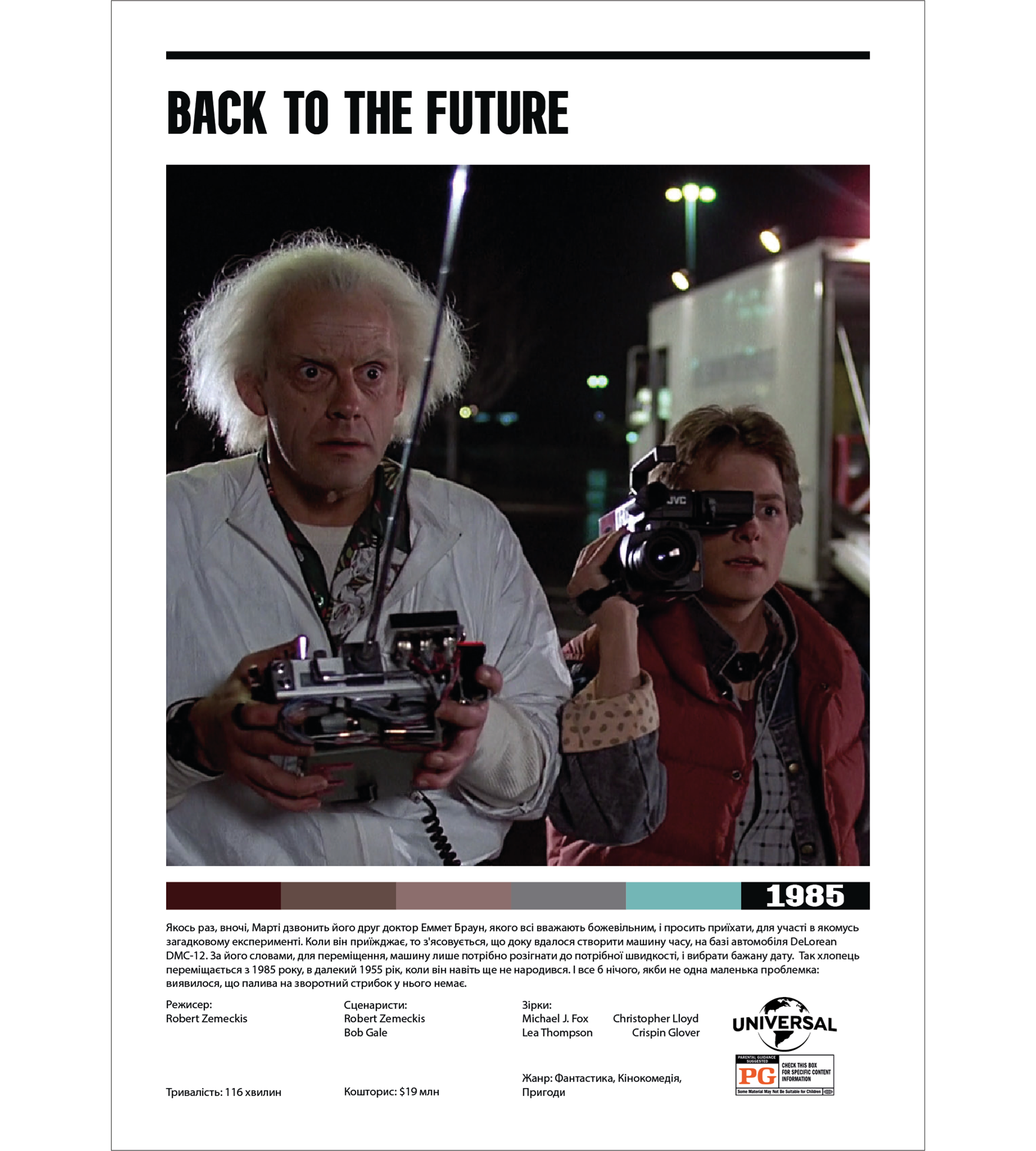 Постер "Back to the future"