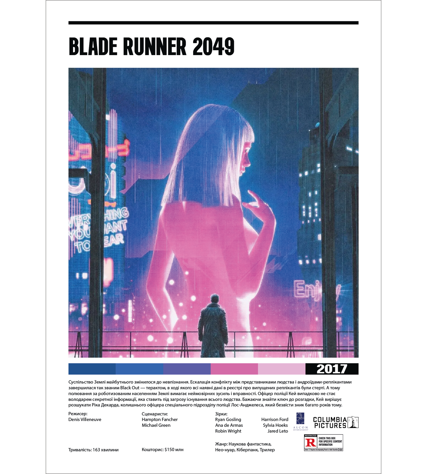 Постер "Blade runner 2049"