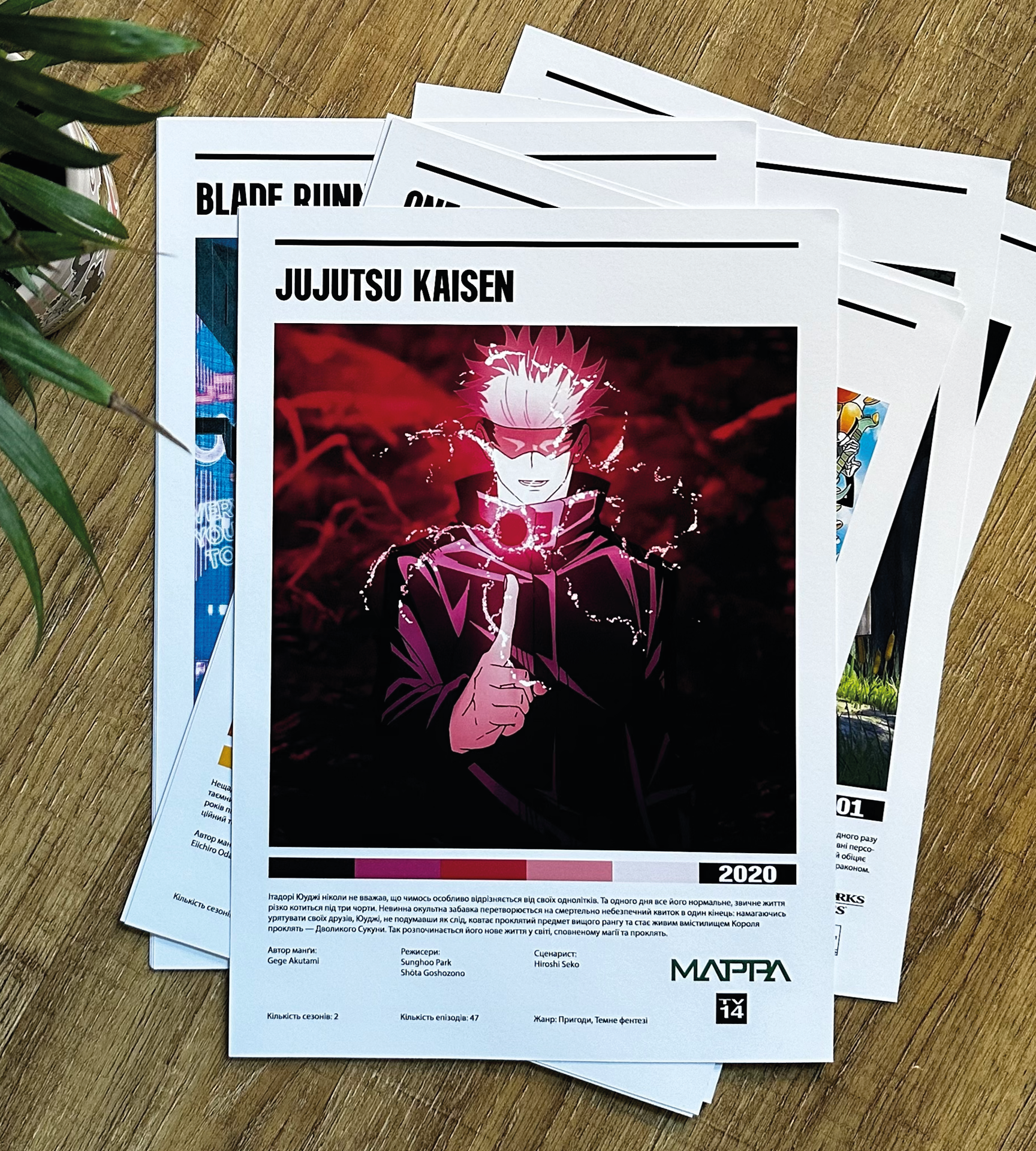 Постер "Jujutsu kaisen"